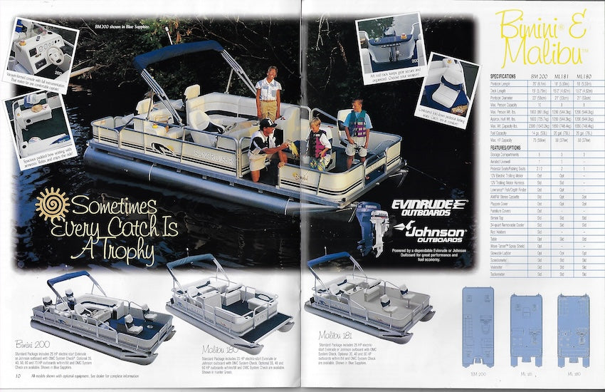 Lowe 1997 Suncruiser Pontoon & Deck Boat Brochure – Sailinfo I 