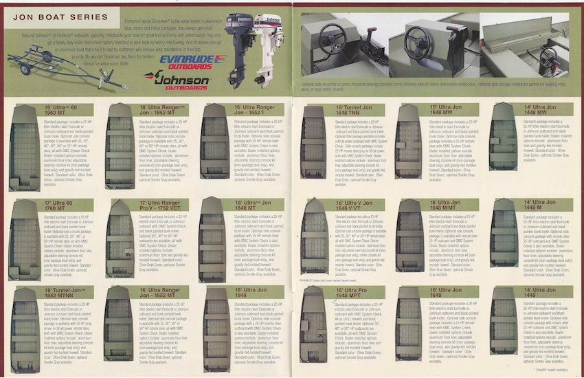 Grumman 1997 Jon Boats Brochure