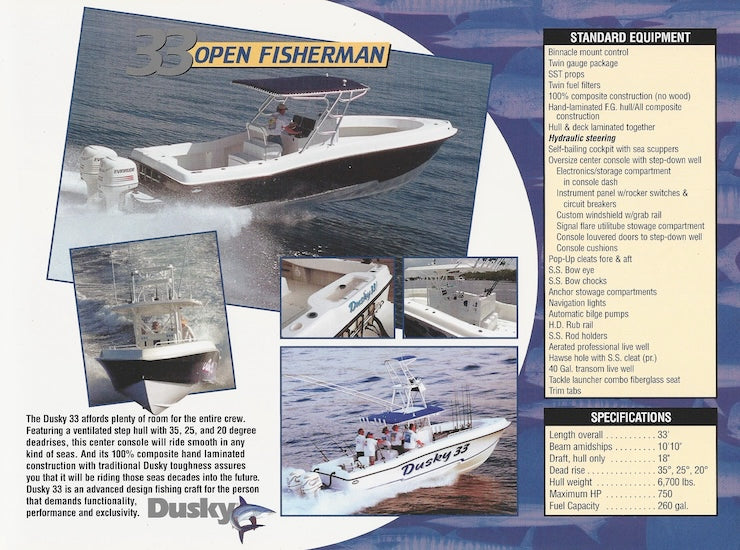 Dusky 2004 Brochure