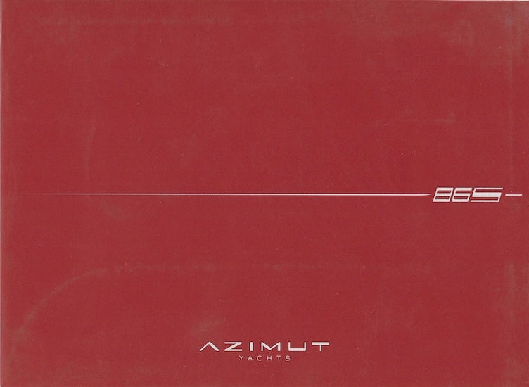 Azimut 86S Open Brochure