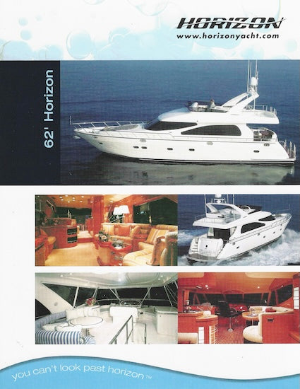 Horizon 62 Motor Yacht Specification Brochure