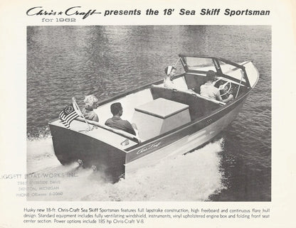 Chris Craft Sea Skiff 18 Specification Brochure