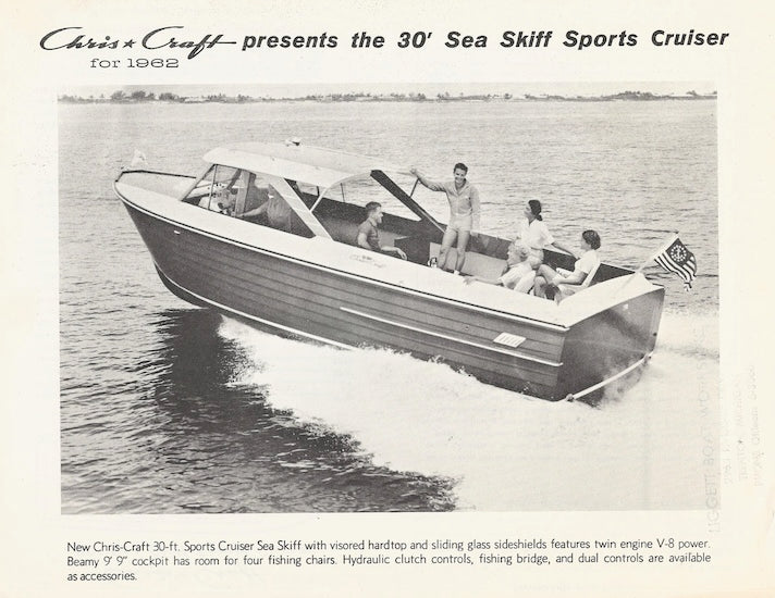 Chris Craft Sea Skiff 30 Sports Cruiser Specification Brochure