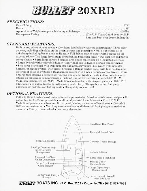 Bullet 20 XRD Brochure
