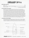 Bullet 20 Vee Brochure
