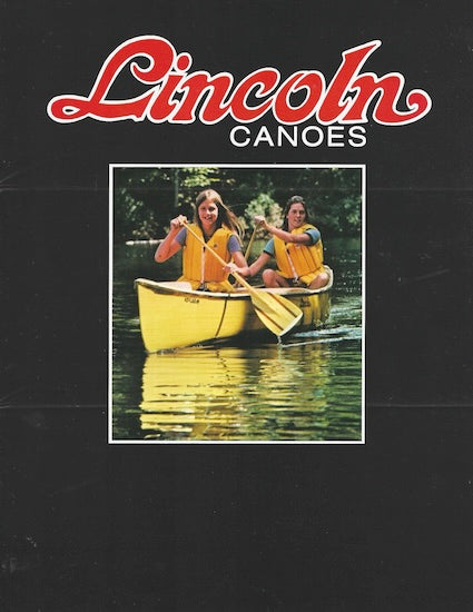 Lincoln Canoe Poster Brochure