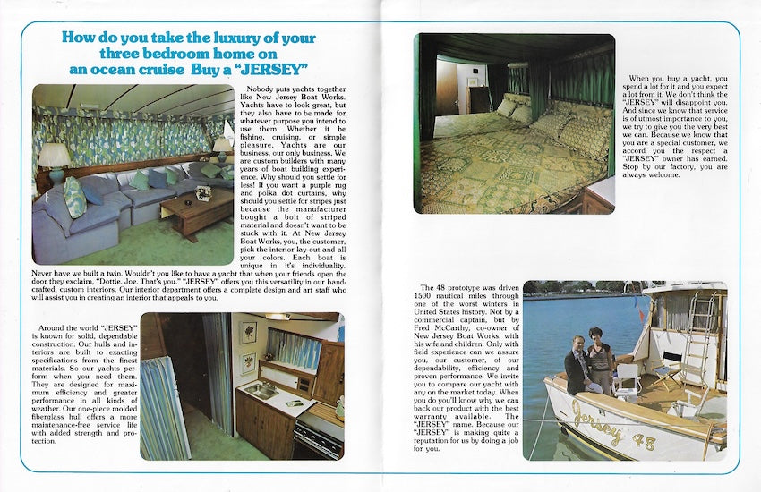 Jersey 48 Yacht Fisherman Brochure