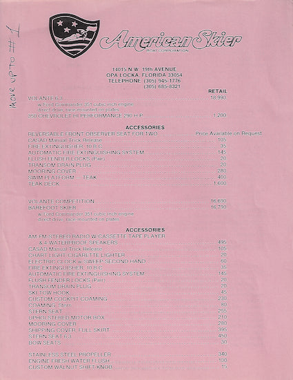 American Skier Volante 6.3 Brochure