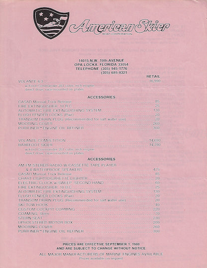 American Skier Volante 6.3 Brochure