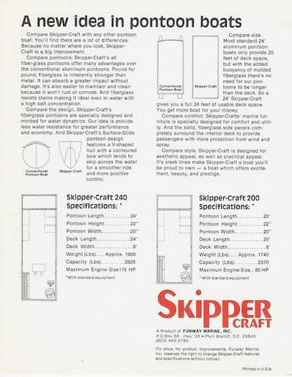 Skipper Craft Pontoon Brochure