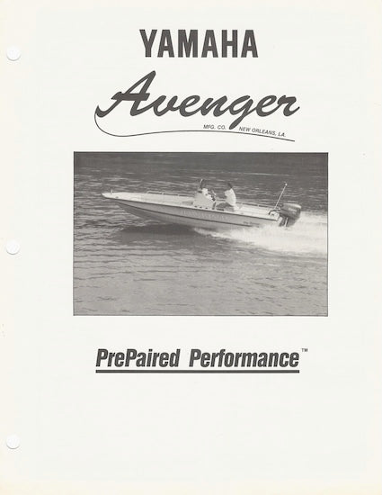 Avenger Yamaha Performance Report