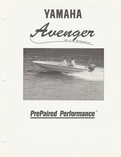Avenger Yamaha Performance Report