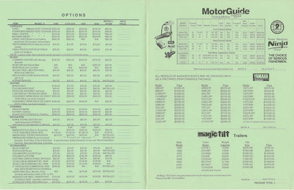 Avenger 1991 Price List