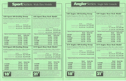 Avenger 1993 Price List