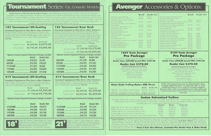 Avenger 1993 Price List