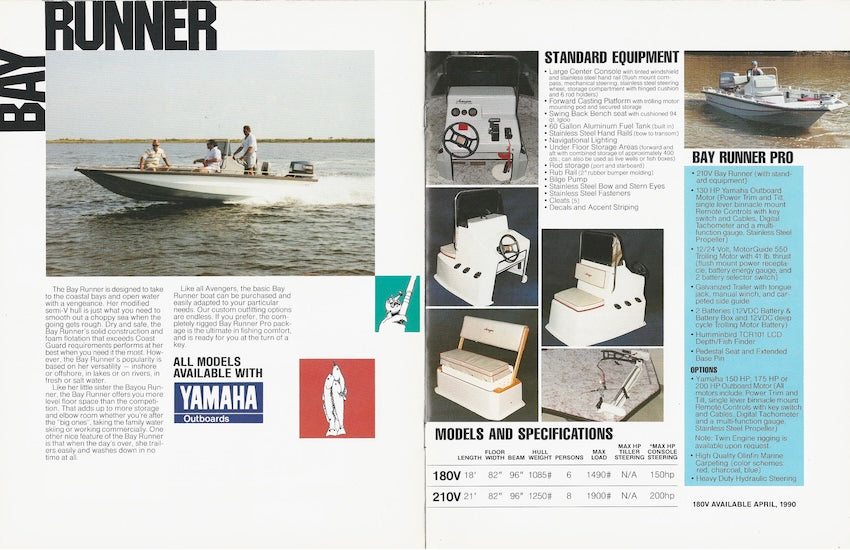 Avenger 1990 Brochure