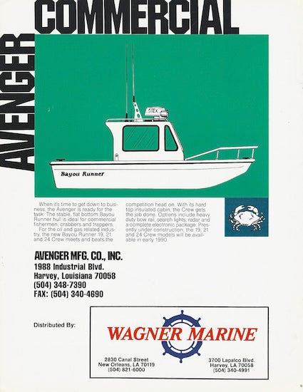 Avenger 1990 Brochure