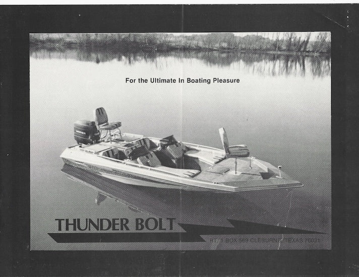 Thunderbolt 1980s Brochure