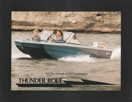 Thunderbolt 1980s Brochure