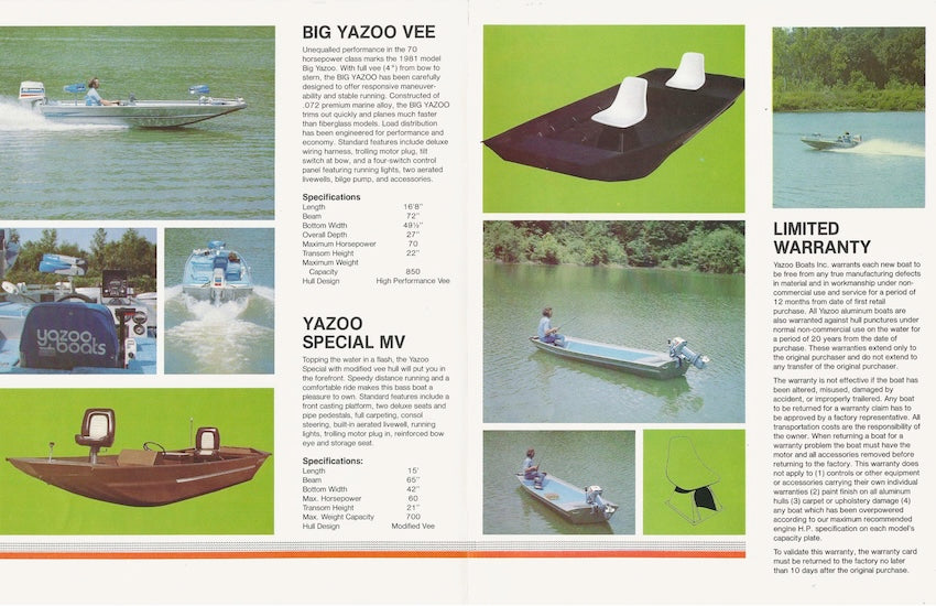 Yazoo 1981  Brochure