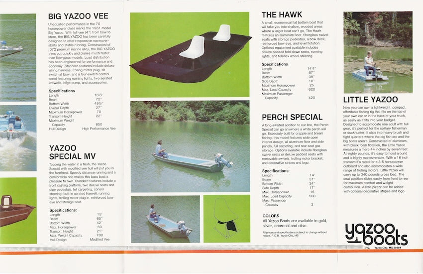 Yazoo 1981  Brochure