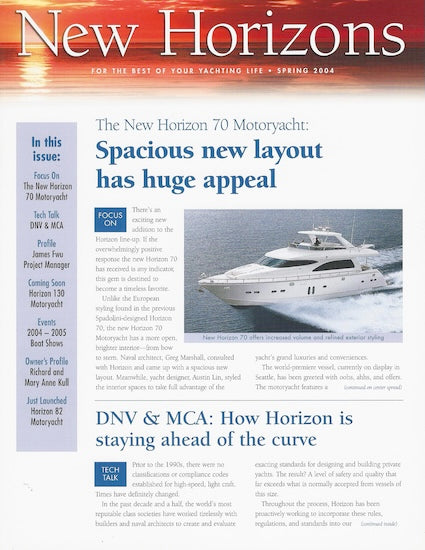 Horizon New Horizon Spring 2004 Newsletter