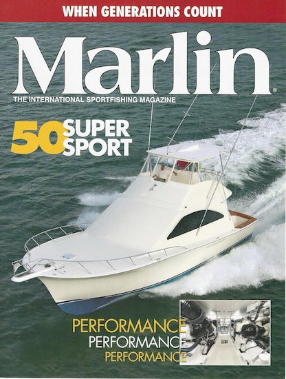 Ocean 50 Super Sport Marlin Magazine Reprint Brochure