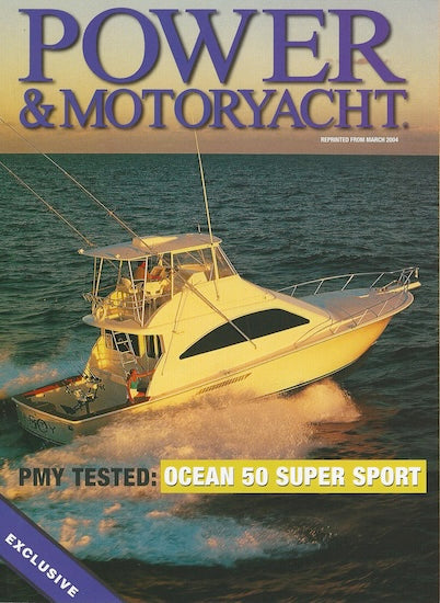 Ocean 50 Super Sport Power & Motor Yacht Magazine Reprint Brochure