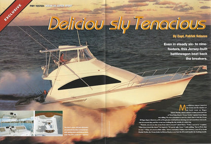 Ocean 50 Super Sport Power & Motor Yacht Magazine Reprint Brochure