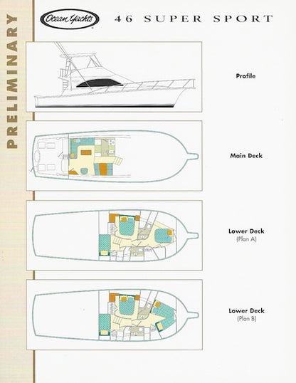 Ocean 46 Super Sport Specification Preliminary Brochure