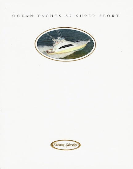 Ocean 57 Super Sport Brochure