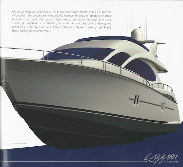 Lazzara 68 Sport Yacht Launch Brochure