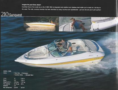 Doral 2004 Sport Boats Brochure