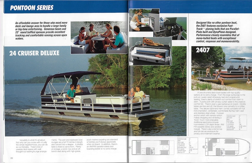 Blue Fin 1991 Spectrum Brochure
