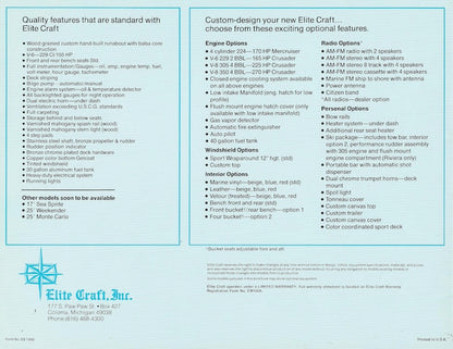 Elite Craft Brochure