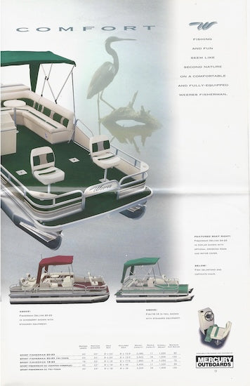 Weeres 1999 Pontoon Brochure