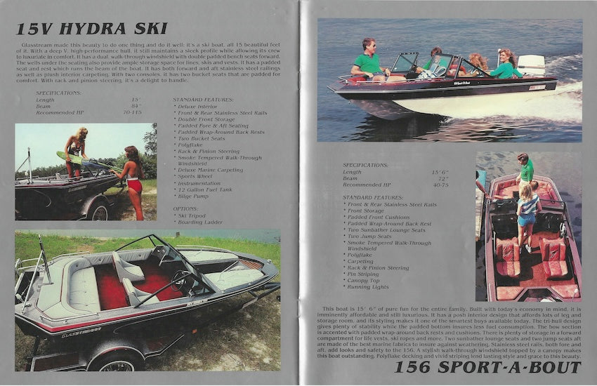 Glasstream 1984 Brochure