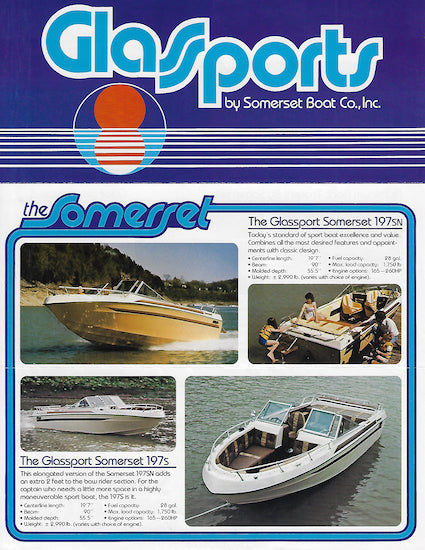 Somerset 1982 Glassports Brochure