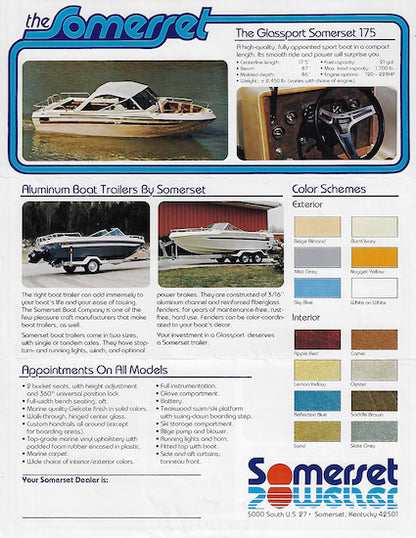 Somerset 1982 Glassports Brochure