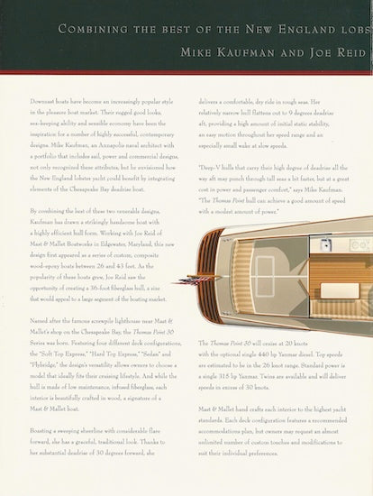 Thomas Pointe 36 Folder Brochure