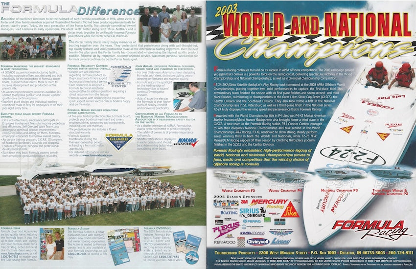 Formula 2005 Poster Brochure