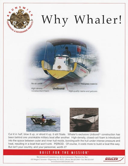 Boston Whaler Why Whaler Commercial Products  Brochure