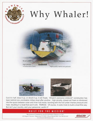 Boston Whaler Why Whaler Commercial Products  Brochure