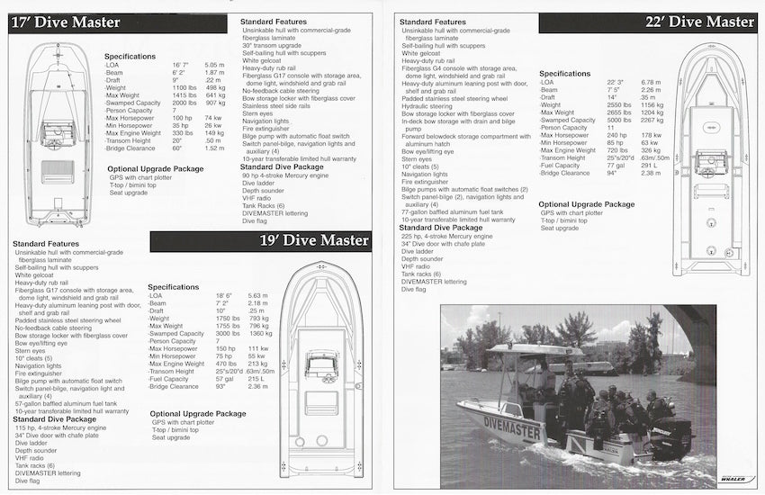 Boston Whaler Dive Master Brochure