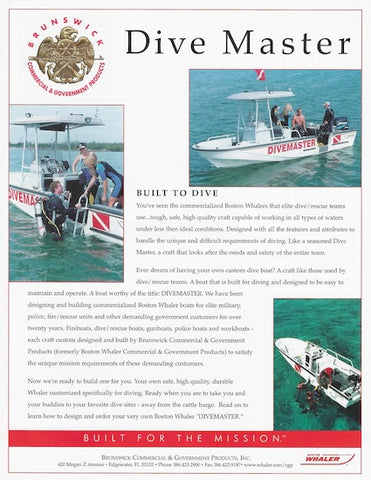 Boston Whaler Dive Master Brochure