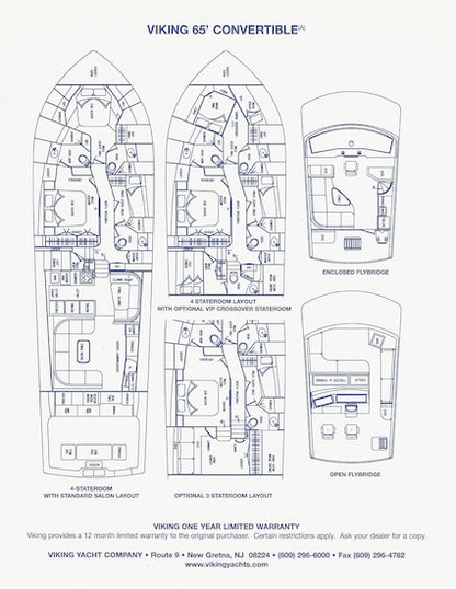 Viking 65 Convertible Specification Brochure