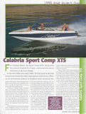 Calabria SportComp XTS Waterski Magazine Reprint Brochure