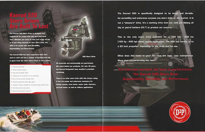 Konrad 520 Stern Drive Engine Brochure