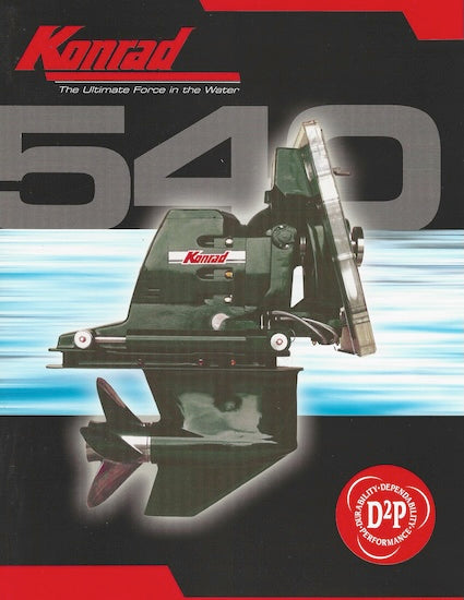 Konrad 540 Stern Drive Engine Brochure