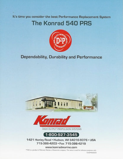 Konrad 540PRS Stern Drive Engine Brochure